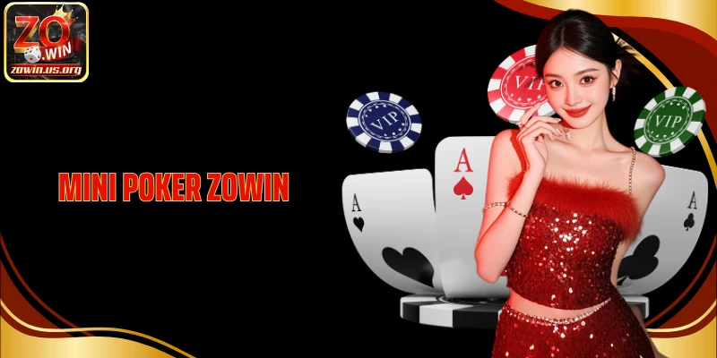 Mini Poker Zowin: Trải Nghiệm Tốc Độ Cao, Cơ Hội Thắng Lớn